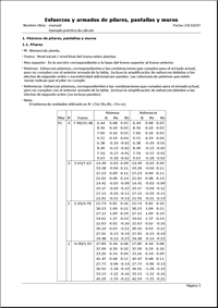 CYPECAD - Pilares metálicos. Pulse para ampliar imagen